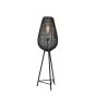 Yumi vloerlamp driepoot Ø37x128 cm - mat zwart
