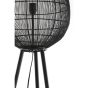 Yumi vloerlamp driepoot Ø37x145 cm - mat zwart