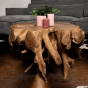 Spider salontafel 80x80x40cm teak root
