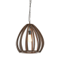 Barsia hanglamp Ø50x54 cm - oranje/bruin