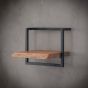 Woody metaal wandplank - bundel set van vier 145 cm