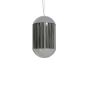 Grayson hanglamp 3L Ø24x45 cm - chroom/smoke