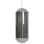 Grayson hanglamp 6L Ø30x70 cm - chroom/smoke
