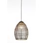 Meya hanglamp Ø23x31 cm - zwart-goud