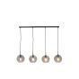 Subar hanglamp 4L - smoke glas