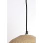 Bolsena hanglamp Ø24x32 cm - zeegras naturel+crème
