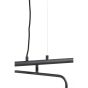 Edisa hanglamp 6L - mat zwart