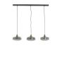 Solna hanglamp 3L - antiek brons/smoke glas