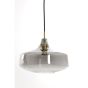 Solna hanglamp 3L - antiek brons/smoke glas