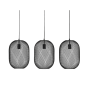 Reilley hanglamp metaal zwart 3L van het woonmerk Light & Living