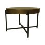 Golden glamour ronde salontafel ø70x50 metaal goud
