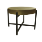 Golden glamour ronde salontafel ø50x40 metaal goud
