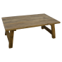Lawas rechthoekige salontafel 120x70x45 teakhout naturel