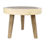 Gibson ronde bijzettafel ø50x40 munggur naturel