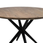 Zurich eettafel rond ø130x75 mangohout naturel van het woonmerk HSM Collection