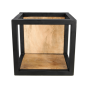 Levels wandbox 25x25 naturel/zwart van het woonmerk HSM Collection