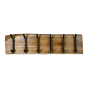 SoHo kapstok 6 haken 100x13x25 naturel/zwart van het woonmerk HSM Collection