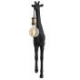 Giraffe wandlamp 24,5x12x75 cm mat zwart van het woonmerk Light&Living