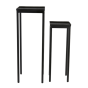 Kendra zuil set van 2 mat zwart van het woonmerk Light&Living