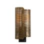 Maci wandlamp 20x16x45 cm - antiek brons/mat zwart