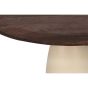 Marron eettafel rond 140cm - bruin