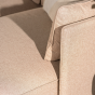 Danny 3-zitsbank hoekbank rechts stof beige