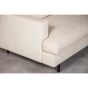 Lois 3-zits hoekbank rechts stof - beige