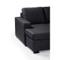 Lolita 7-zits hoekbank L+R, stof - antraciet