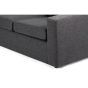 Dortmund 6-zits hoekbank L+R stof - antraciet