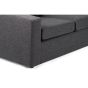 Dortmund 6-zits hoekbank L+R stof - antraciet