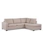 Angel 3-zits hoekbank rechts stof - beige