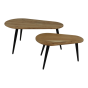 Zurich salontafel acaciahout naturel | set van 2