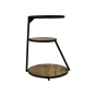 Nesting ronde bijzettafel ø50x65 mangohout naturel