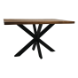 Melbourne eettafel 140x80x78 mangohout naturel van het woonmerk HSM Collection