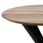 Zurich eettafel rond ø100x76 acaciahout naturel van het woonmerk HSM Collection