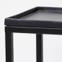Kendra sidetable 121x35x80 cm mat zwart van het woonmerk Light&Living