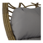 Hangstoel Eliano naturel-grijs