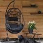 Sturdy hangstoel zwart
