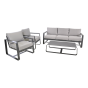 Loungeset Belezza - lichtgrijs