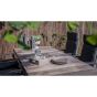 Tuintafel Castilla nuance met kruispoot 243x103 cm - bruin