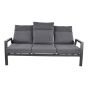 Loungebank Ohio 3-pers - grijs