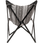 Aztec vlinderstoel zwart/wit