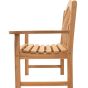 Ergo bank teak 158,5x65x99cm