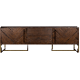 Class dressoir laag MDF 45x180x60 cm bruin/goud van het woonmerk Dutchbone