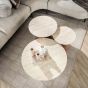 Dexter salontafel set van 3 tapse poot - mdf/keramiek travertine