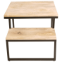Owen houten bijzettafel van het woonmerk Les