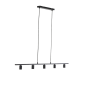Rokusina hanglamp 120x7x11.5 cm 5L zwart van het woonmerk Light & Living