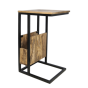 Read rechthoekige bijzettafel 34x40x68 mangohout naturel