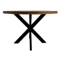 Melbourne eettafel rond ø140x76 naturel mangohout van het woonmerk HSM Collection