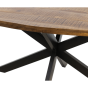 Melbourne ovale eettafel 160x90x76 mangohout naturel van het woonmerk HSM Collection